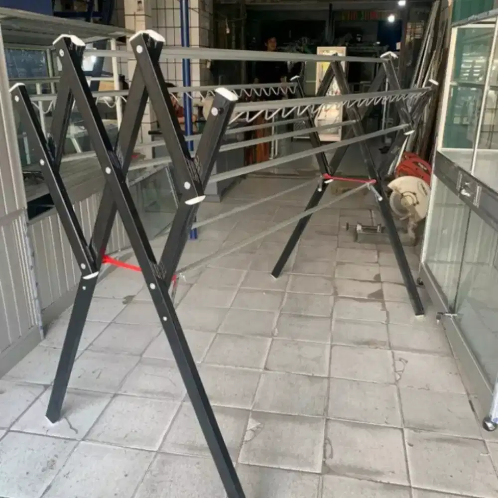 Jemuran Baju Pakaian Besar Kuat Kokoh Berat Galvalum Bahan Berat