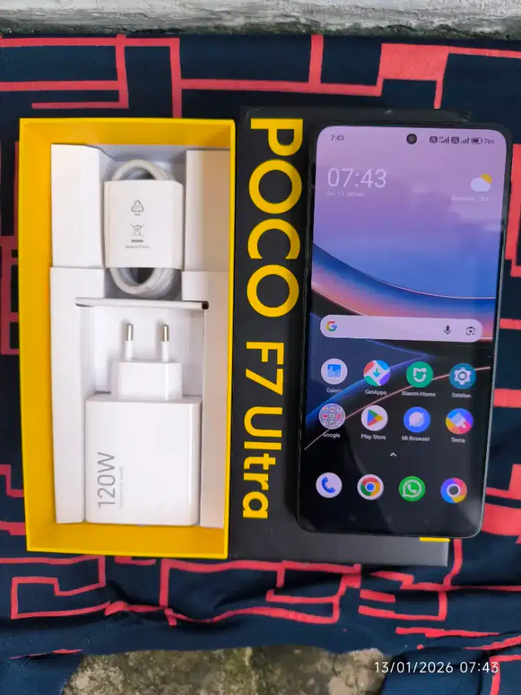 Poco F7 Ultra 12/256 Fullset ori mulus Spec Flagship KILLER