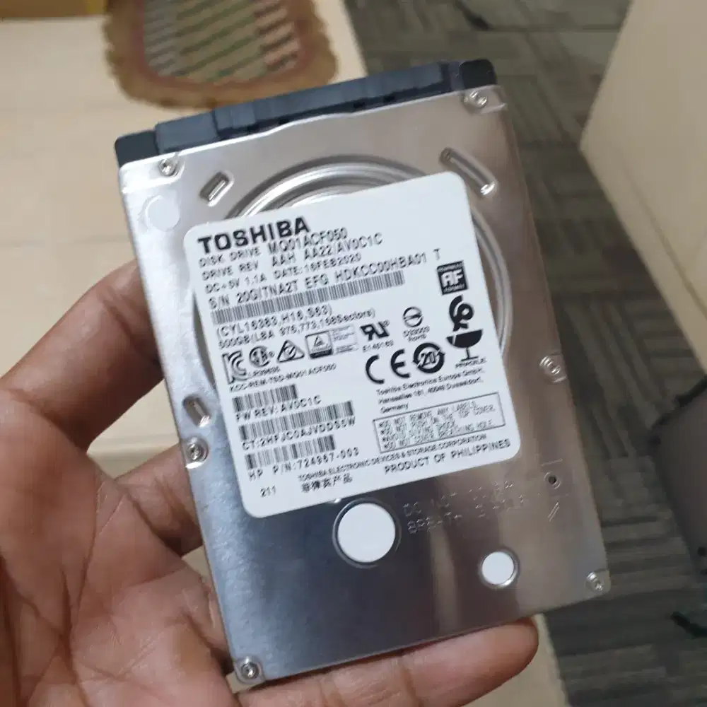 HARDISK LAPTOP TOSHIBA 500GB