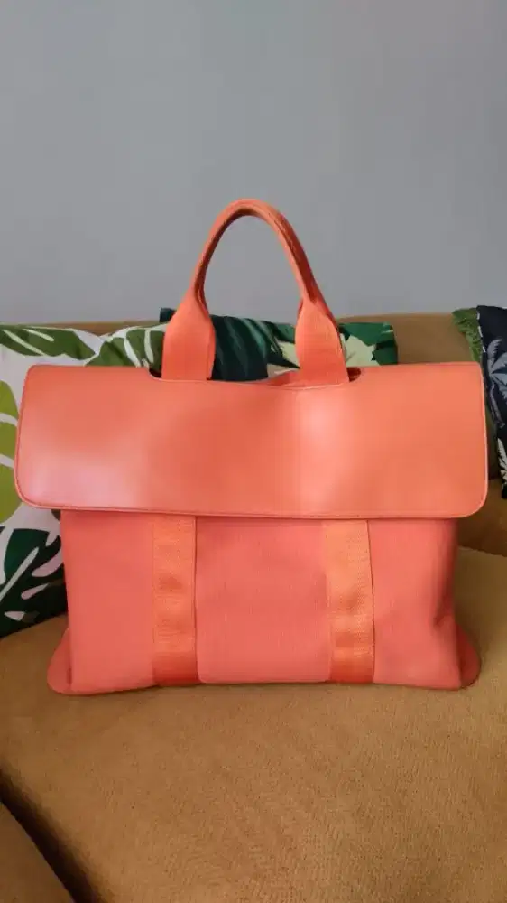 Tas korea model Hermes warna orange preloved