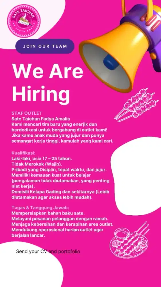 Loker Sate Taichan by Fadya Amalia