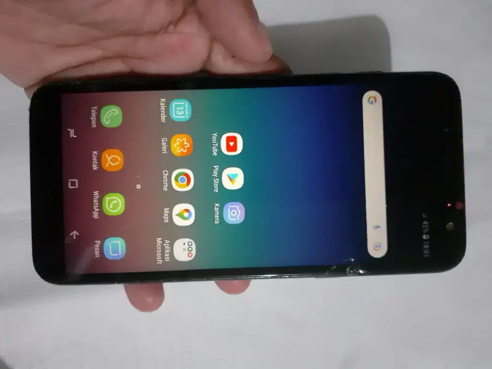 samsung A6 2018 retak Ts android ram 3gb