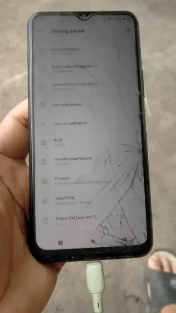 Vivo Y12s Ram 3/32 4G snapdragon Baterai Super Awet