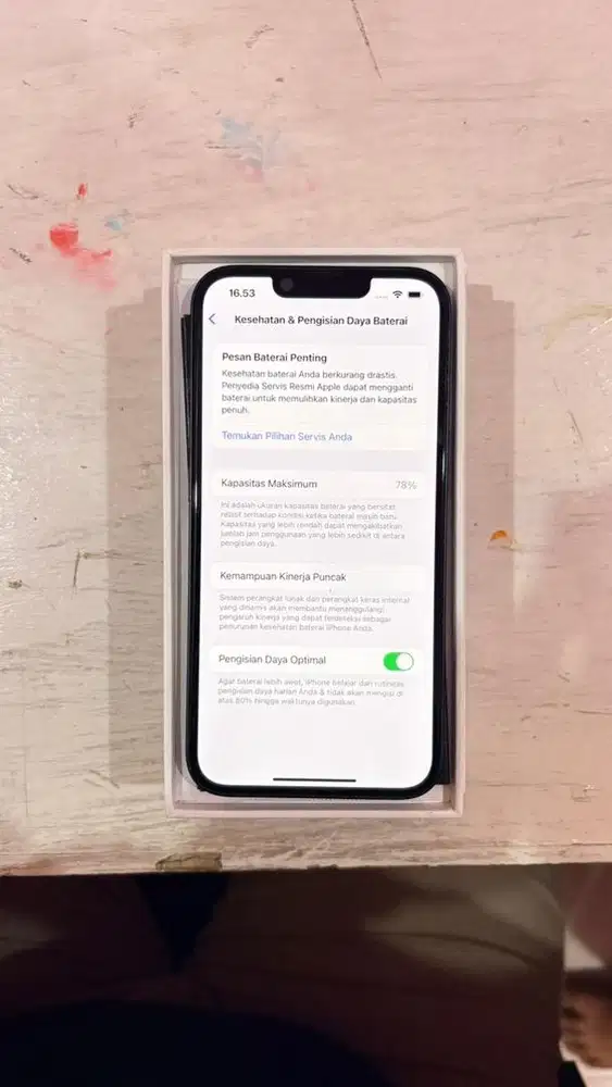 Secound Ibox Iphone 13 black 128gb