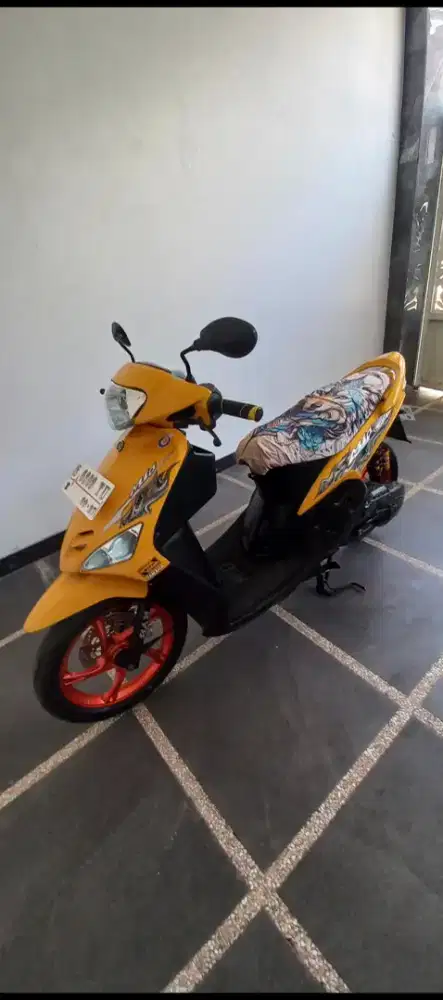 Mio modif tipis2 asli warna hitam sandhangan double tersimpan rapi