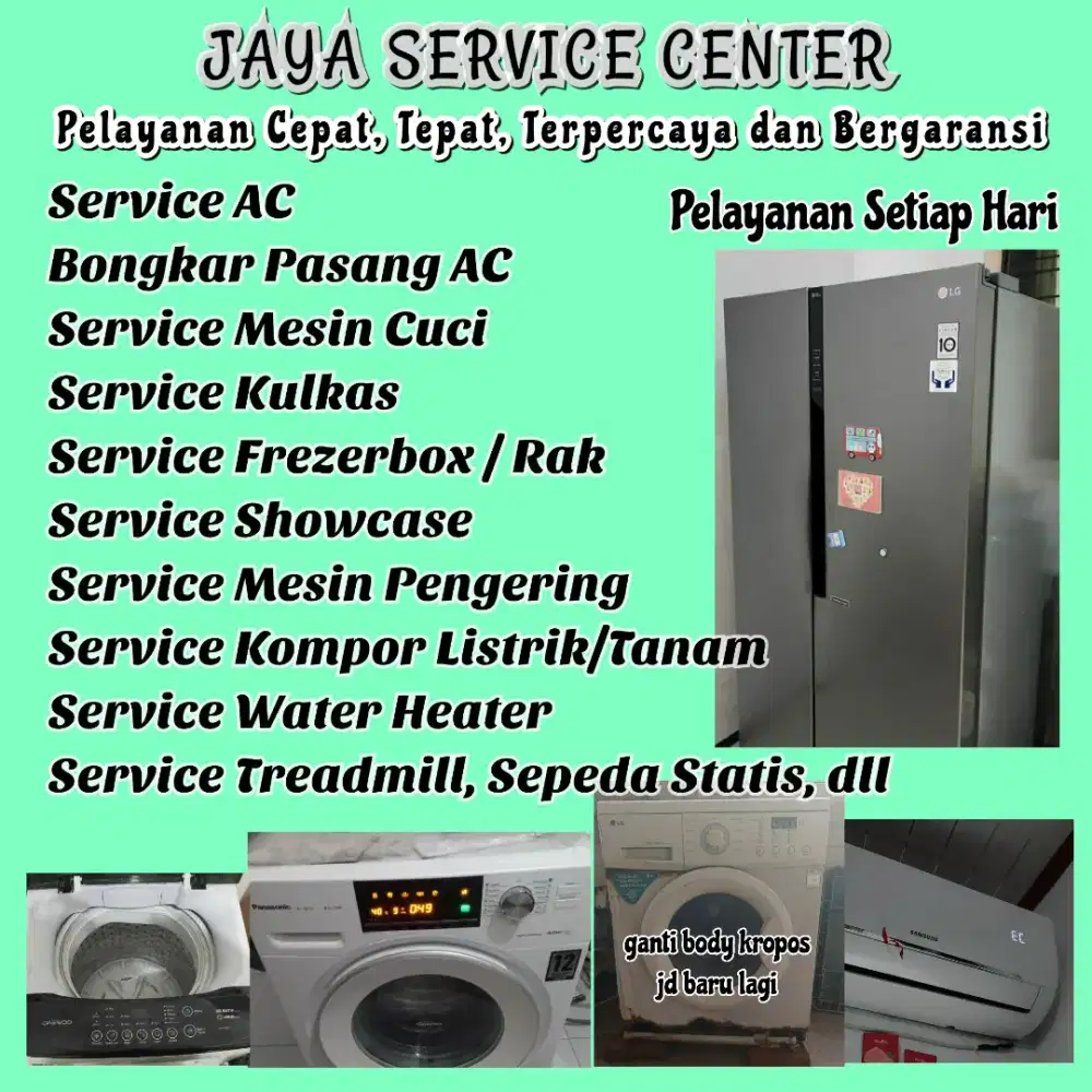 Service Treadmill Alat Olahraga Servis AC Kulkas Mesin Cuci Surabaya
