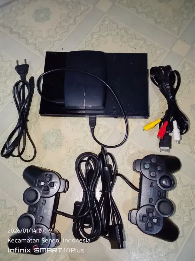 Ps2 slim HDD games ps2 n PS1 tinggal pakai