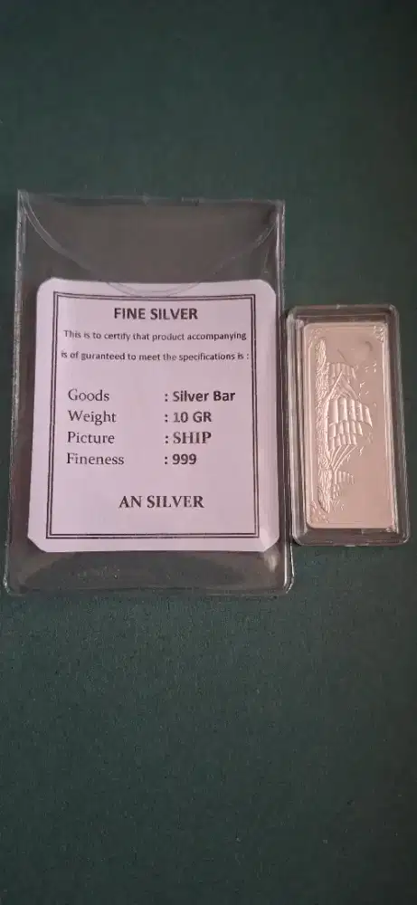Perak atau Silver 10 gram