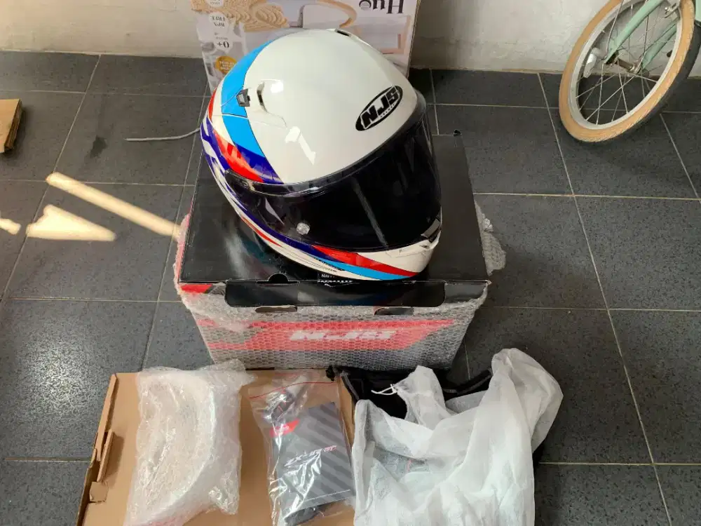 Helm NJS ZX-1R GT ELEMENTO Vista White