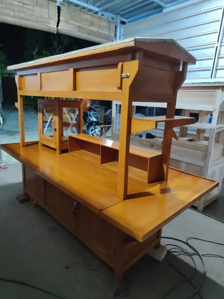 Sedia Gerobak Angkringan, Bakso Mie Ayam, Bubur, Sate, Soto, Pecel dll