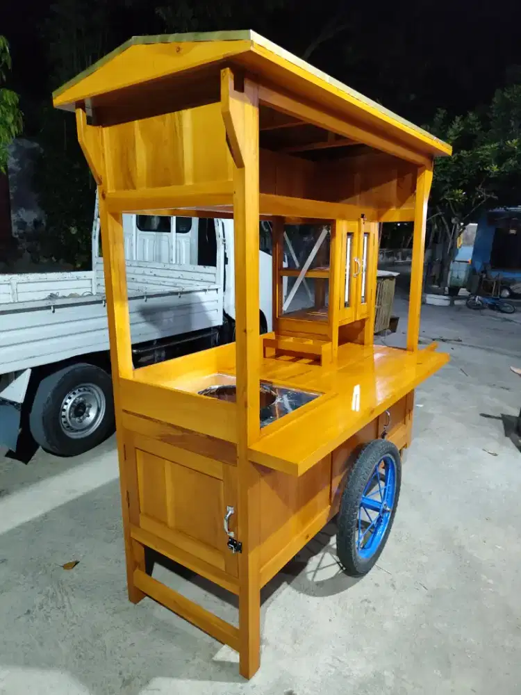 Sedia Gerobak Angkringan, Bakso Mie Ayam, Bubur, Sate, Soto, Pecel dll