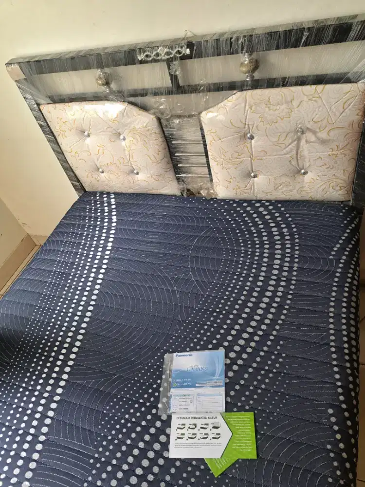 Kasur spring bed 120x 200 dengan dipan