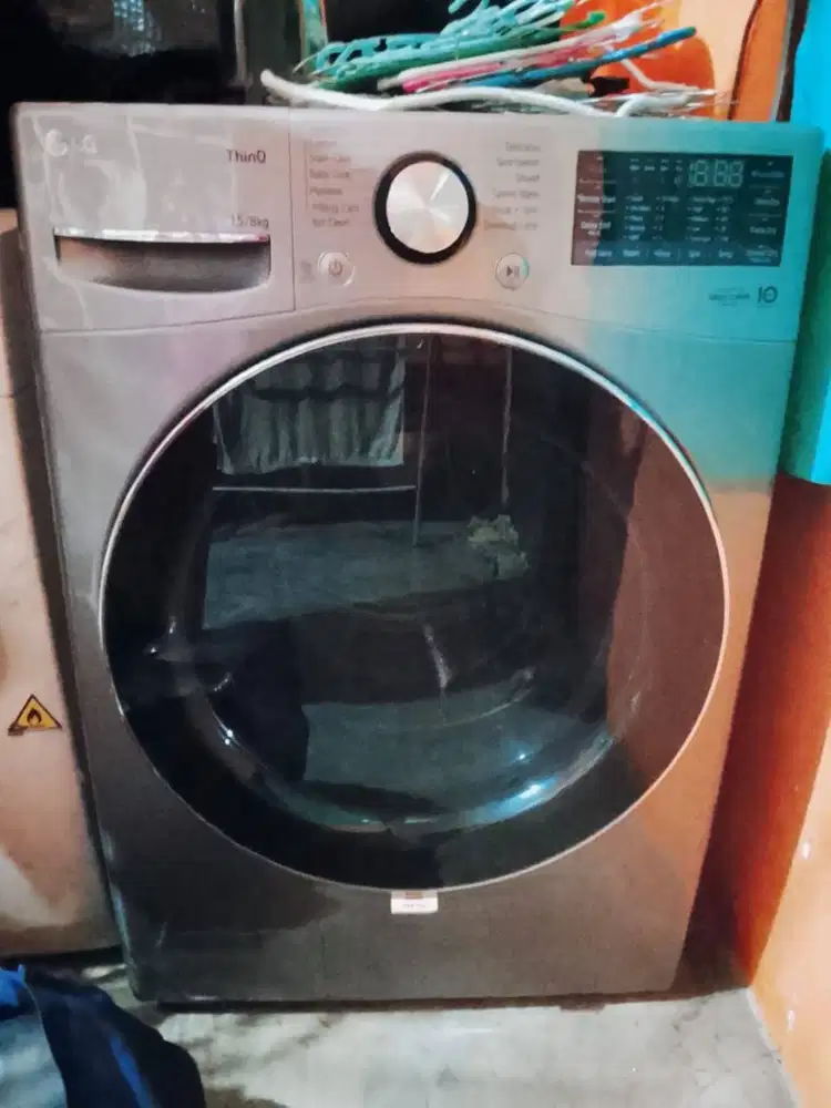 mesin cuci lg 15kg pencuci / 8kg pengering all in one