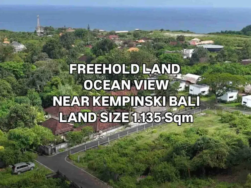 Tanah Murah View Laut Zona Pink di Nusa Dua Badung Bali