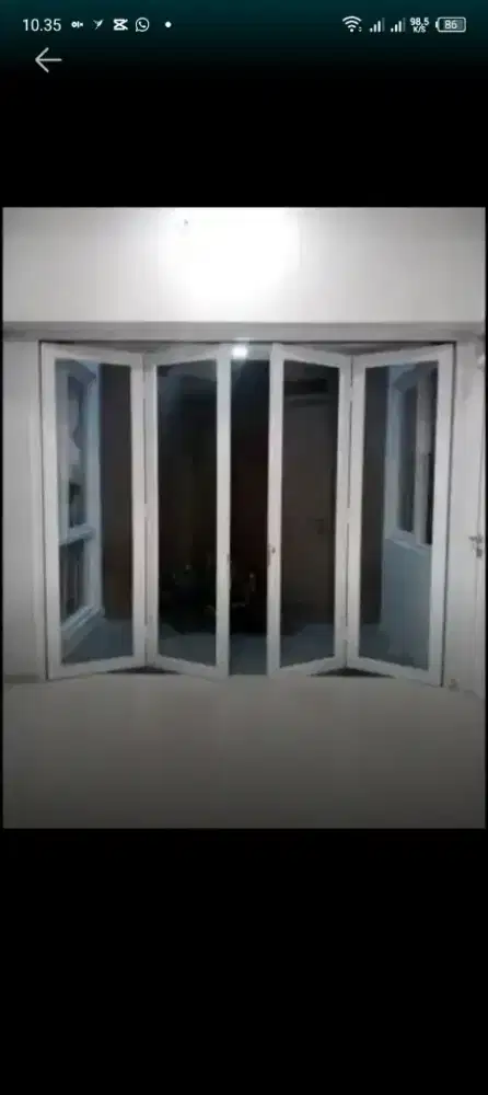 Kusen pintu jendela aluminium dan kaca