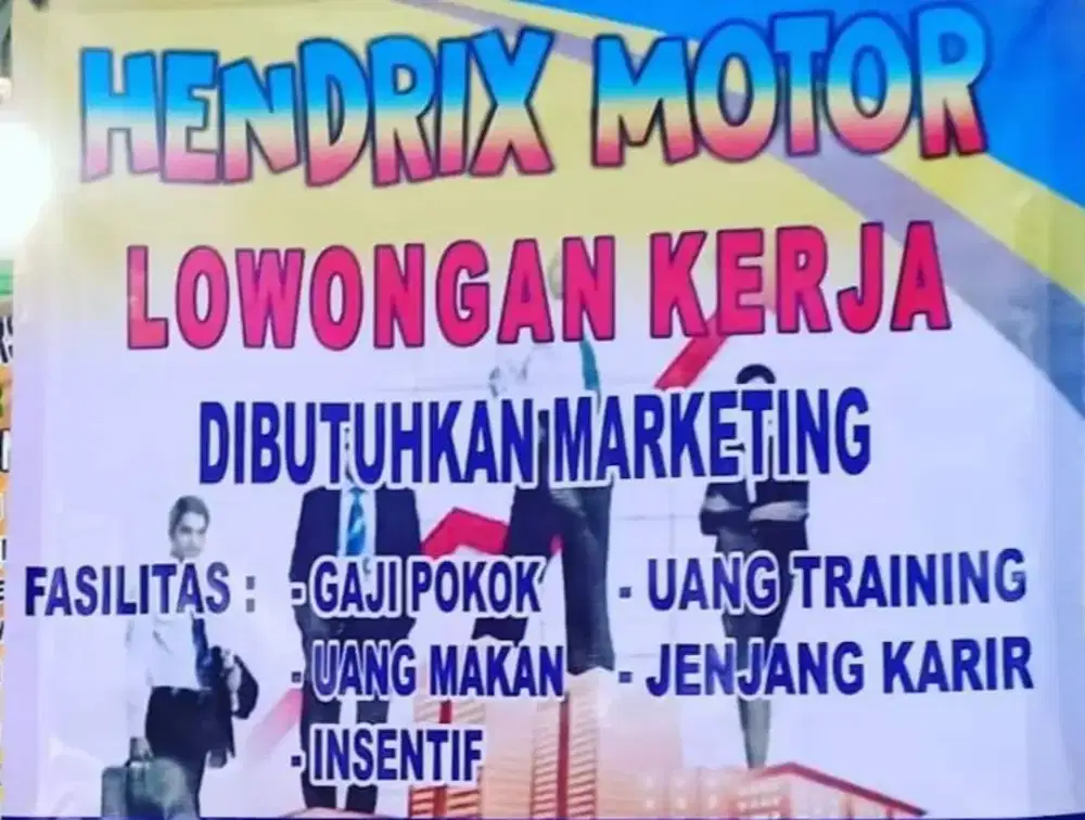 Marketing sales bisa freelance jual motor bekas baru dana tunai