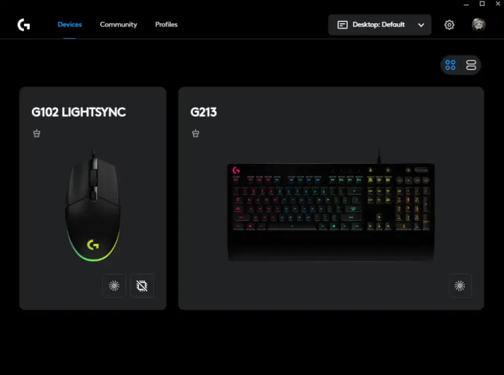 Mouse Logitech Gaming G102 Lightsync & Keyboard Logitech G213 Prodigy