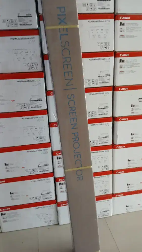 LAYAR PROYEKTOR TRIPOD/KAKI 70INCHI