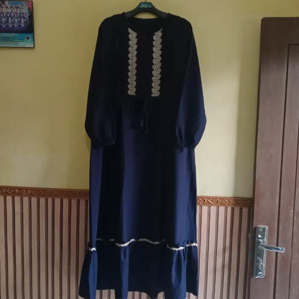 Gamis cantik navy