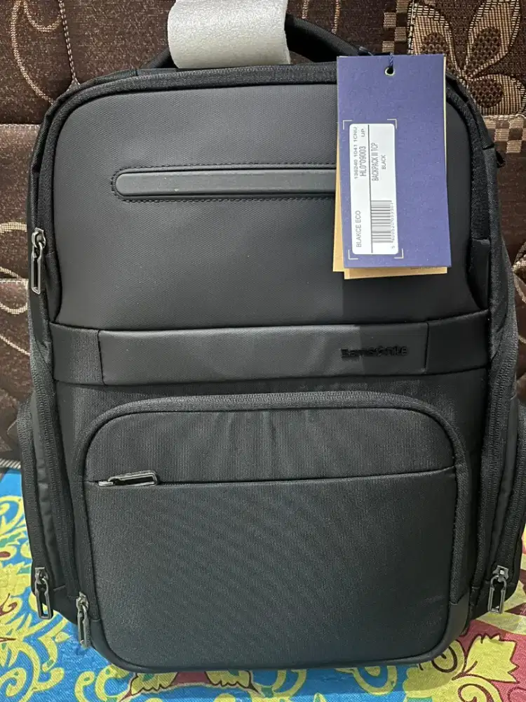 New Tas Ransel Samsonite black eco