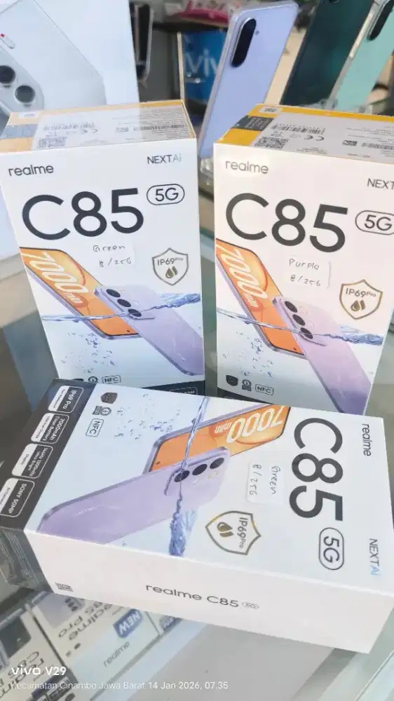 Realme C85 5G 8+8/256Gb NFC 7000Maah baru spesial promo