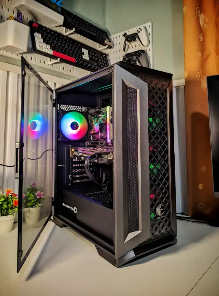 pc gaming murah intel i5 gen 10 / ram 16gb / gtx 1060 6gb / nvme