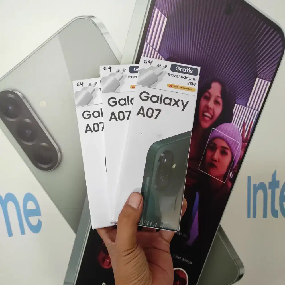 FAST RESPON WA Samsung Galaxy A07 4/64 Garansi resmi 1thn