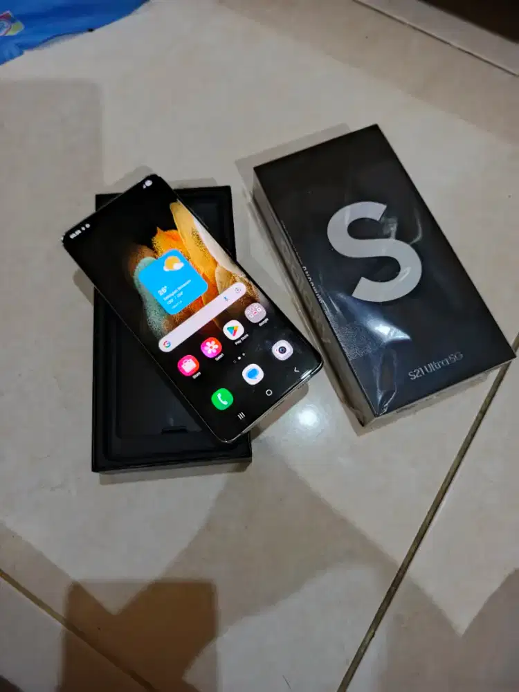 Samsung S21 Ultra 12/256 Sein fullset mlusss like new josss