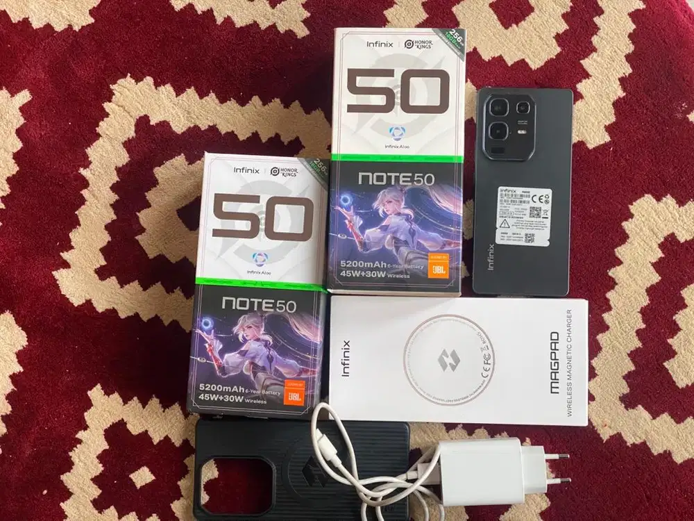 Infinix note 50 8+5/256GB MULUS FULLSET