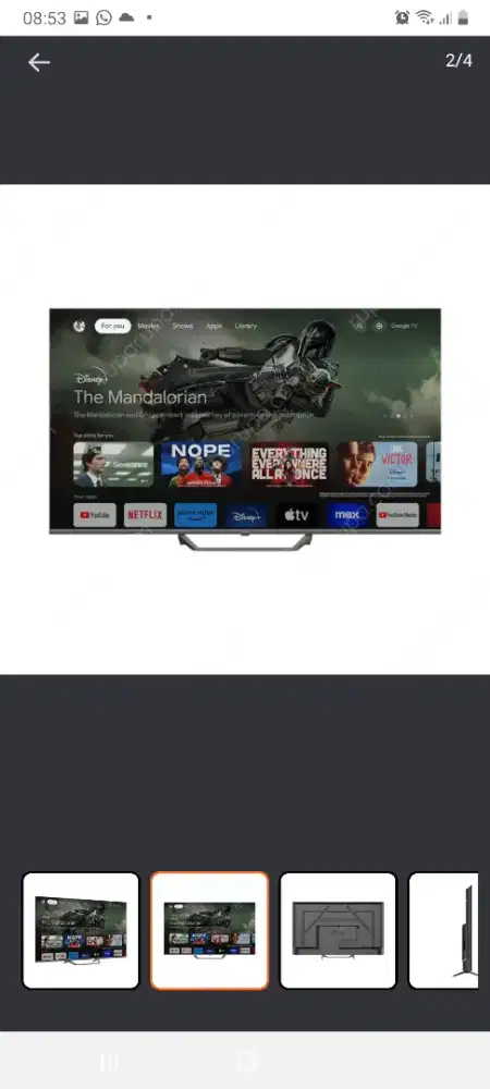 Aqua google tv 55inch