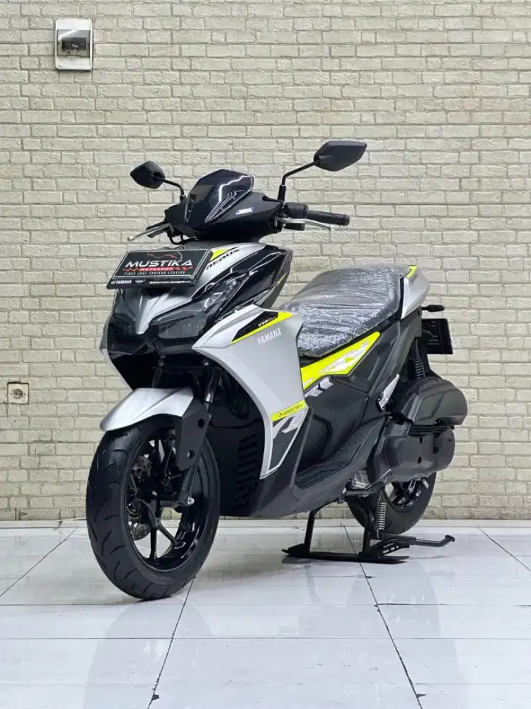 ODO 1RB‼️ Yamaha New Aerox 155 Alpha 2025 Silver | Dava Mustika