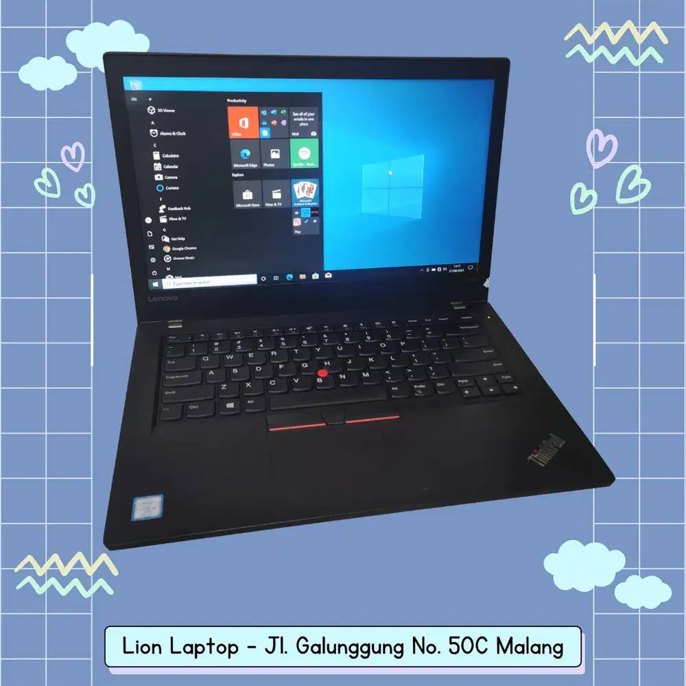 RAM 16GB Core i5 Gen7 SSD 256GB Lenovo Thinkpad T470 [14|01]