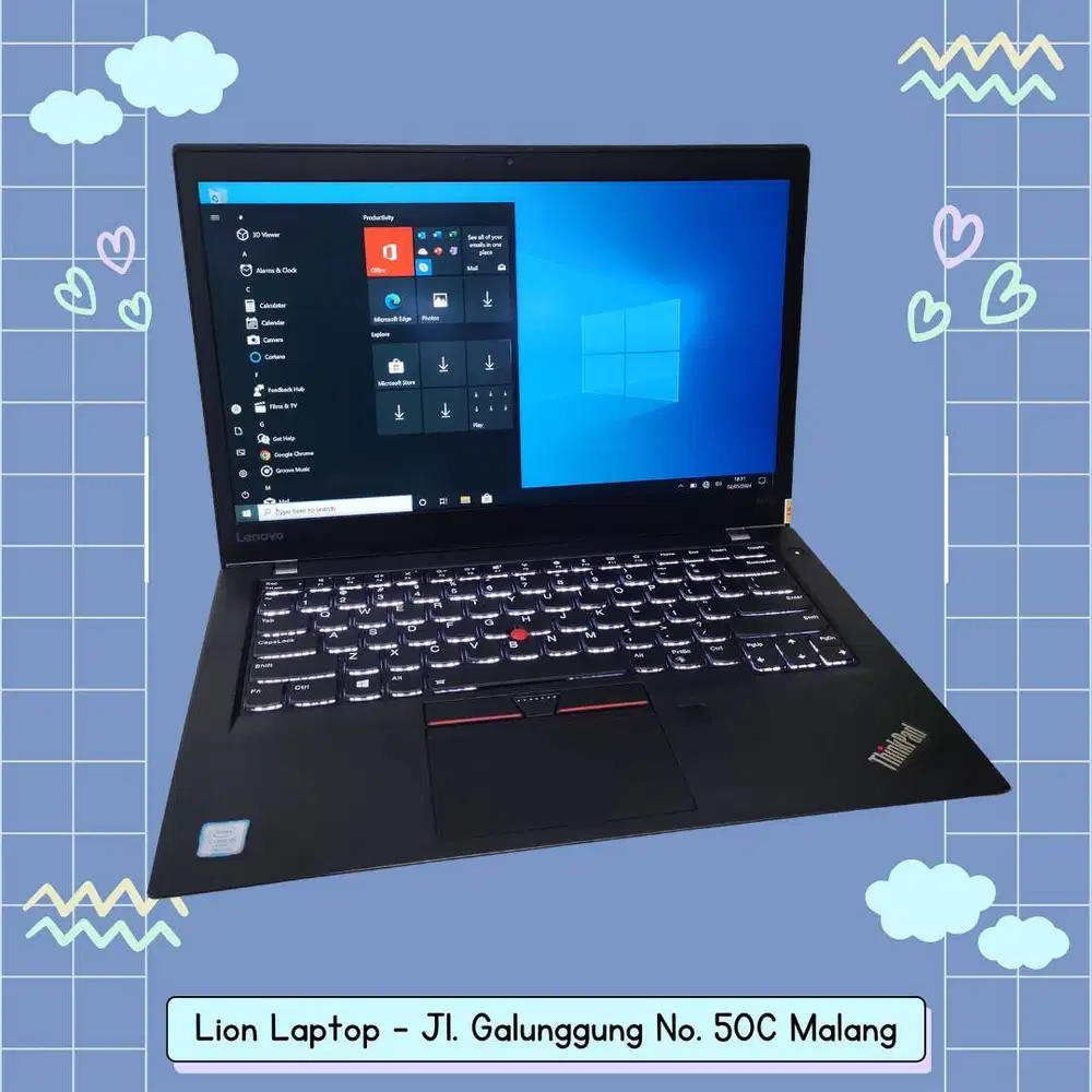 Core i5 Gen 7 RAM 8GB SLIM TOUCHSCREEN Lenovo Thinkpad T470s [14|01]