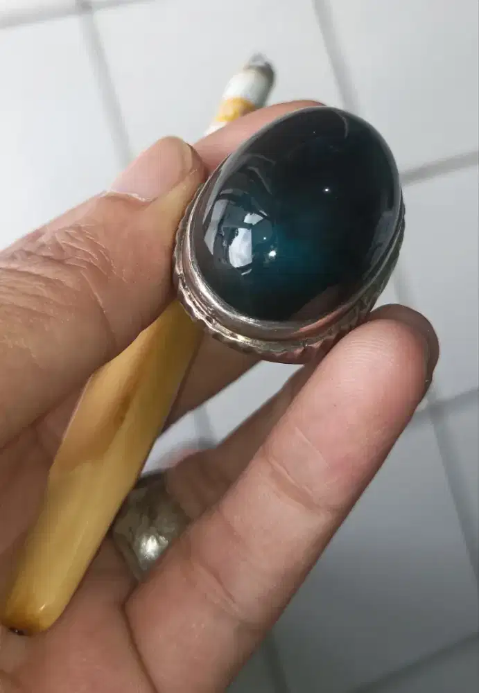 batu cincin perak bacan doko lawas