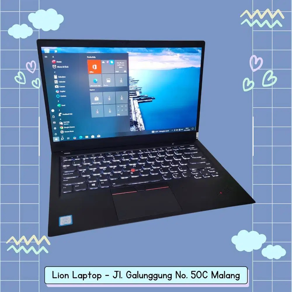 X1 Carbon Slim Ringan i5 gen 8 8/256 [14|01]