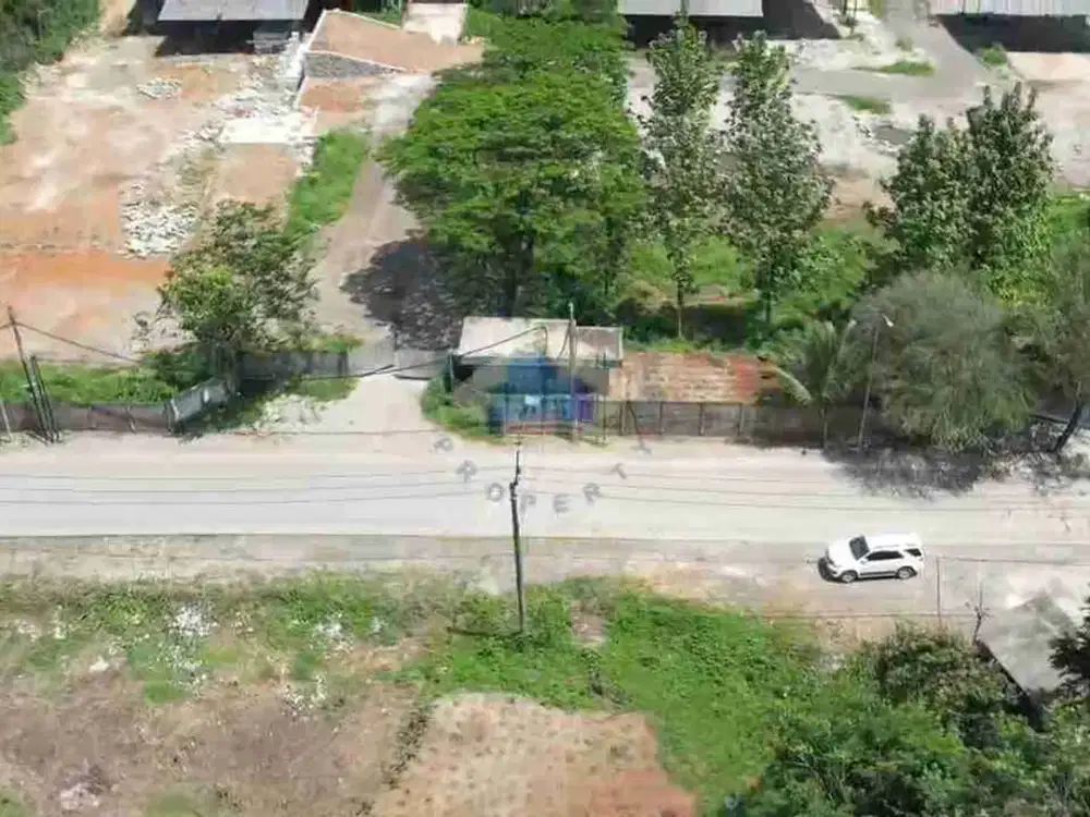 jual tanah di Jagabaya Parung panjang Bogor Akses container 40 feet