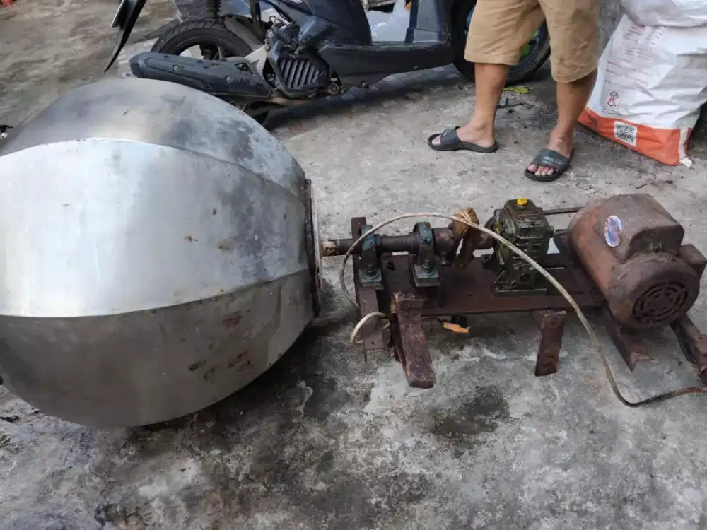 Molen mixer belimbing stainless steel pengaduk keripik dan Snack