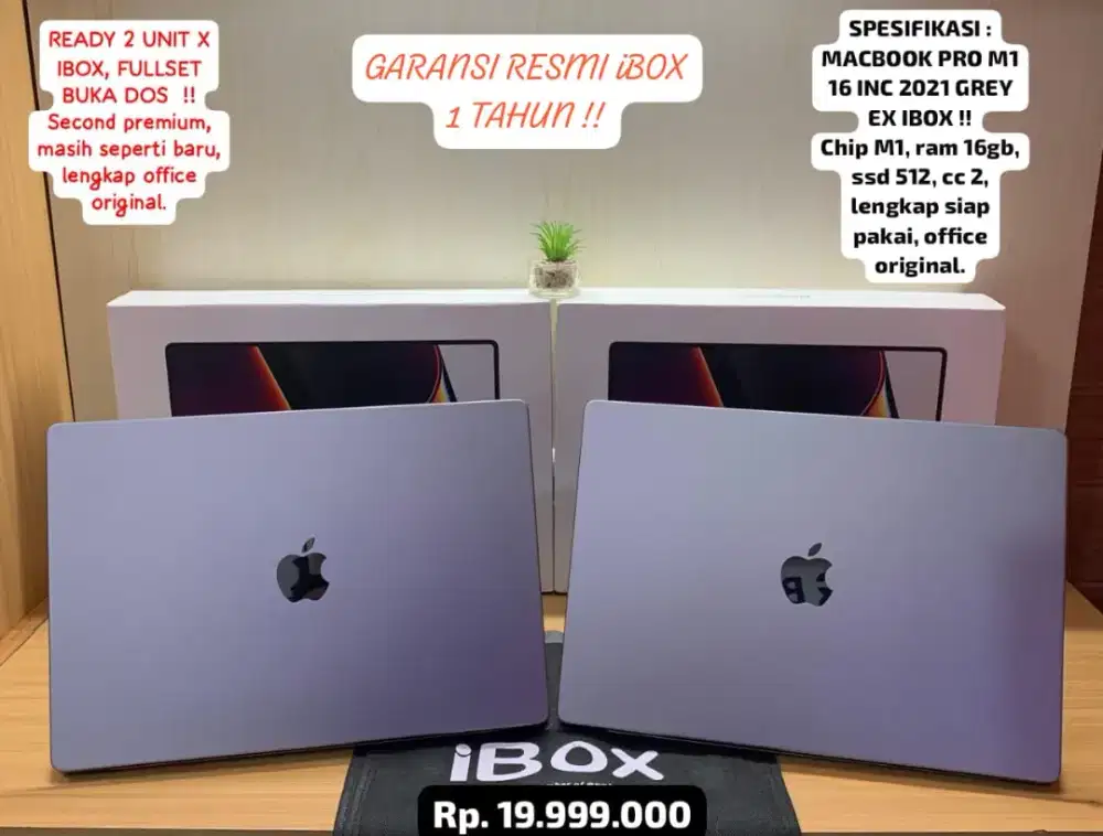 MACBOOK X IBOX ! DISKON 500RB, GARANSI TERJAMIN, BONUS OFFICE ORIGINAL