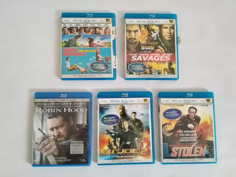 Jual Paket Blu - Ray isi 5pcs