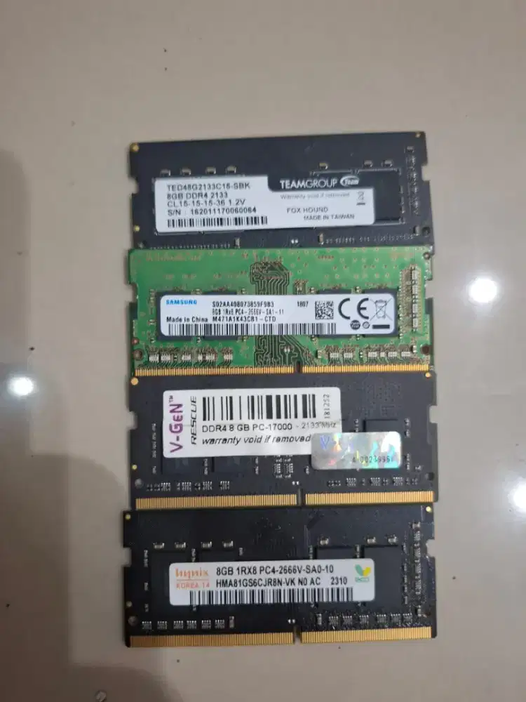 Ram laptop sodimm 8gb ddr4 perkeping 350rb
