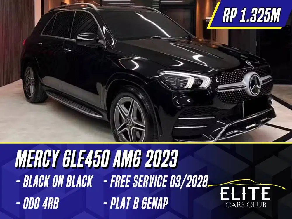 Mercedes Benz GLE450 AMG 2023 Black Hitam Mercy GLE 450