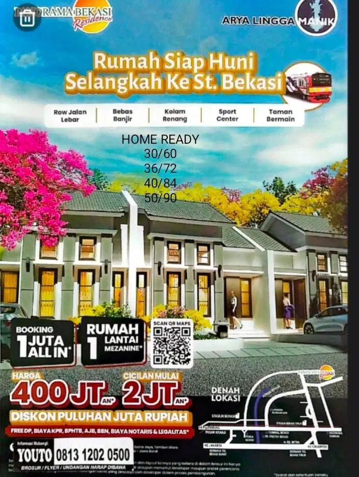 Rumah siap Huni Lokasi Dekat Kota Bekasi