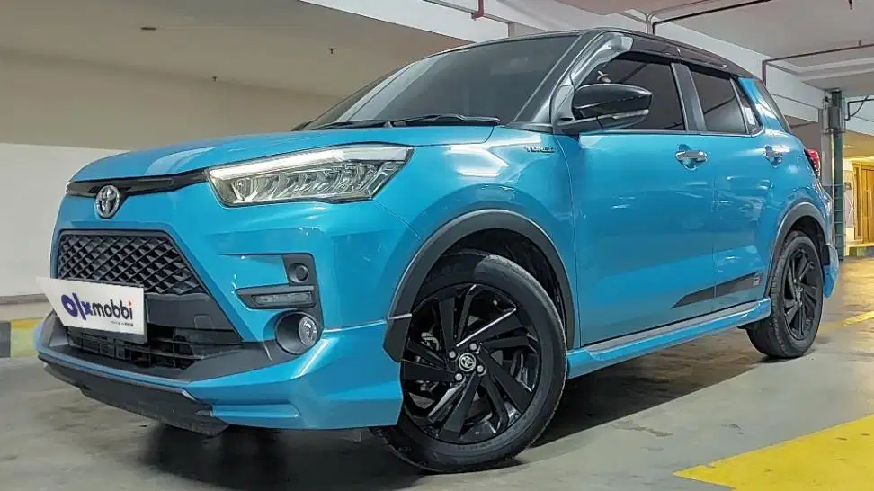 TDP 10JT Toyota Raize 1.0 T GR SPORT TSS One Tone Bensin-AT Biru 2021