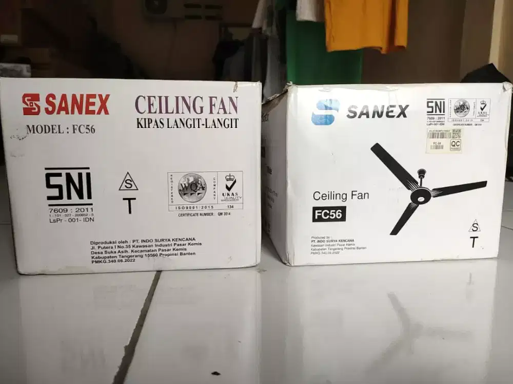 Kipas angin langit langit 2 unit