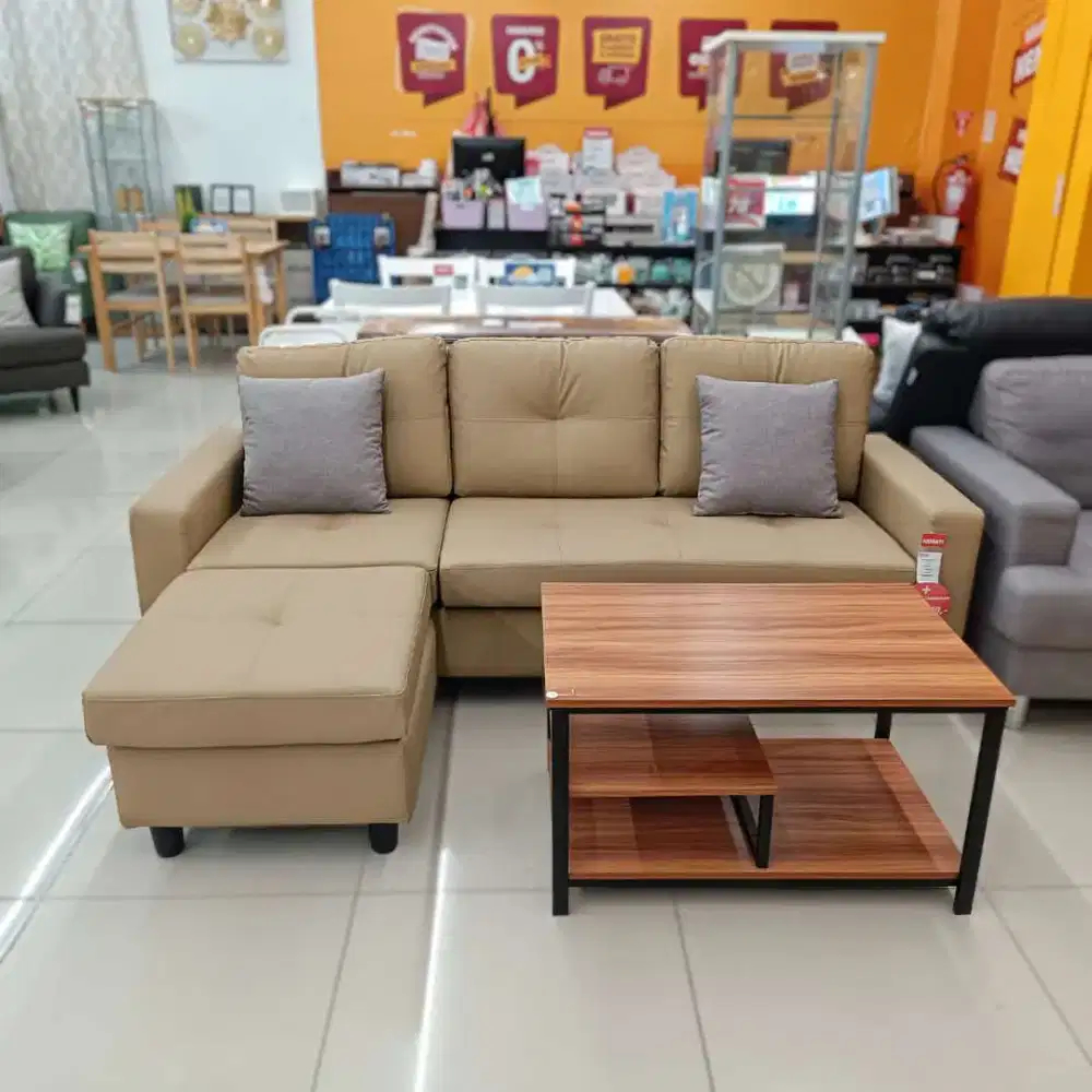 Sofa 3 Seater + Ottoman