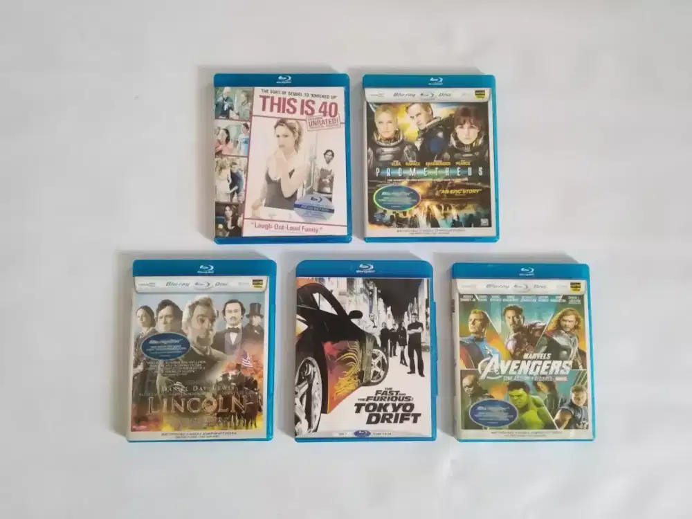 Jual Paket Blu - Ray isi 5pcs
