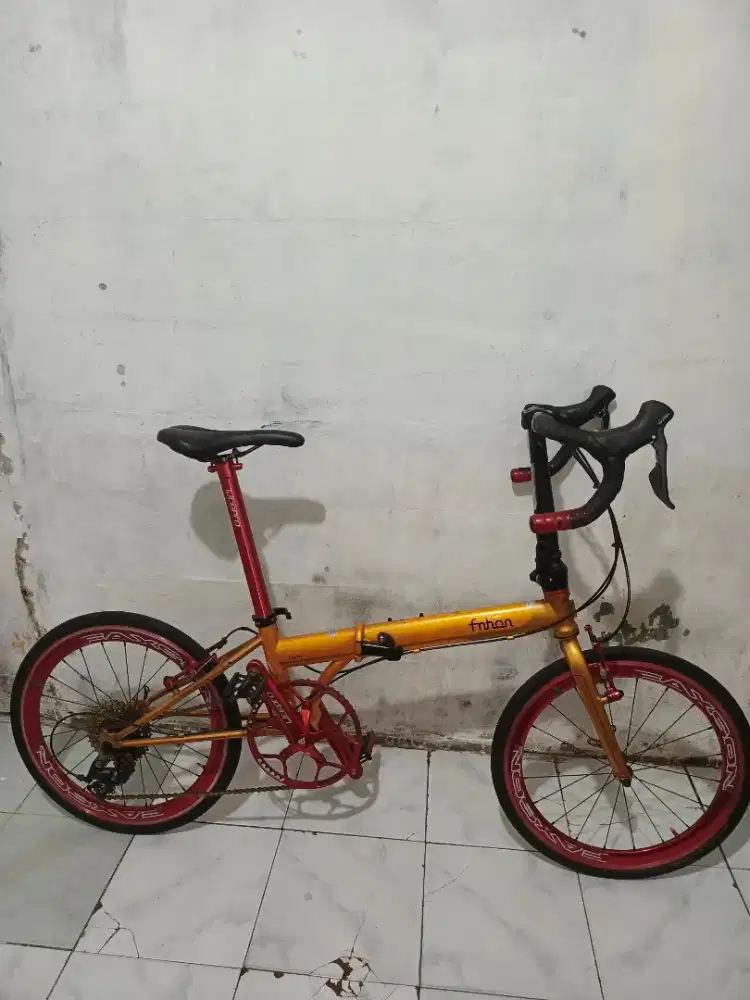 sepeda lipat fnhon storm dropbar