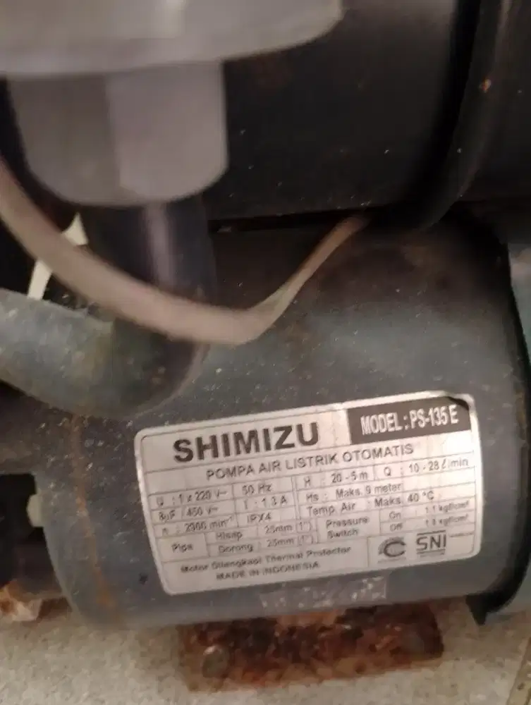 2 unit Pompa dorong  automatis SHIMIZU PS 135E