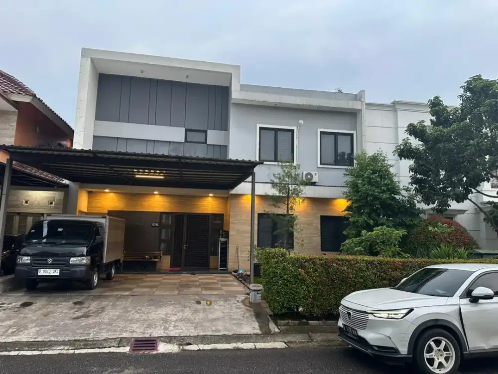 Dijual Rumah Luas 300M2 Semi Furnished Rapi di Cluster Intan Alam sutera