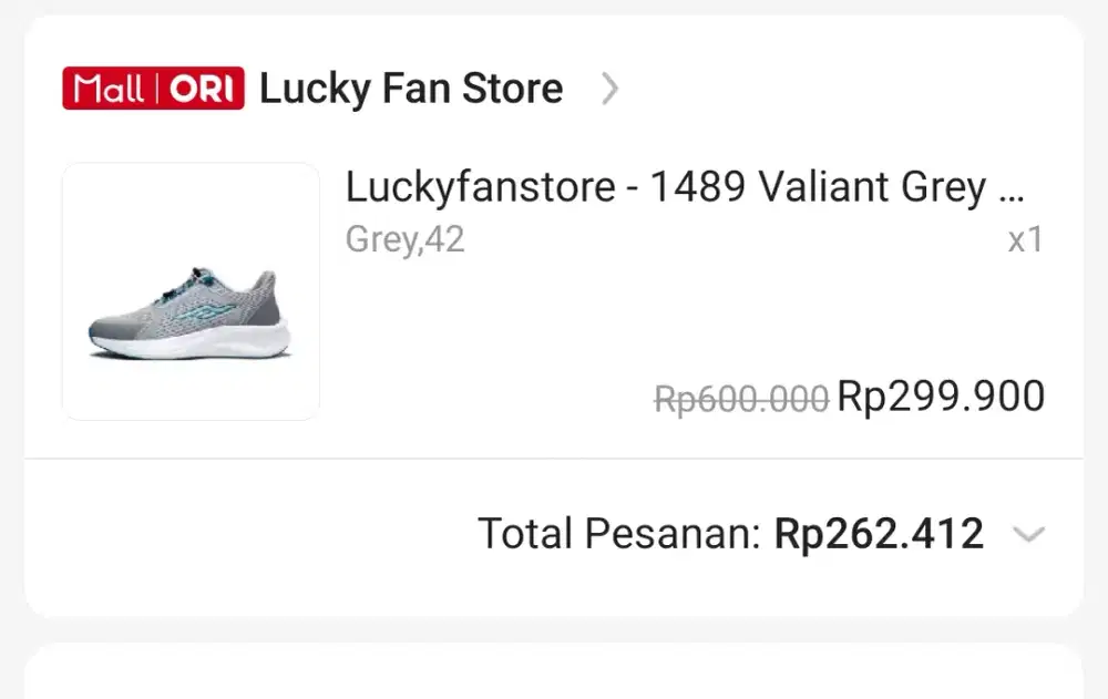 dijual sepatu ukuran 42